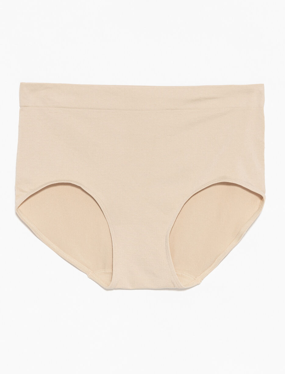 Culotte taille haute unie