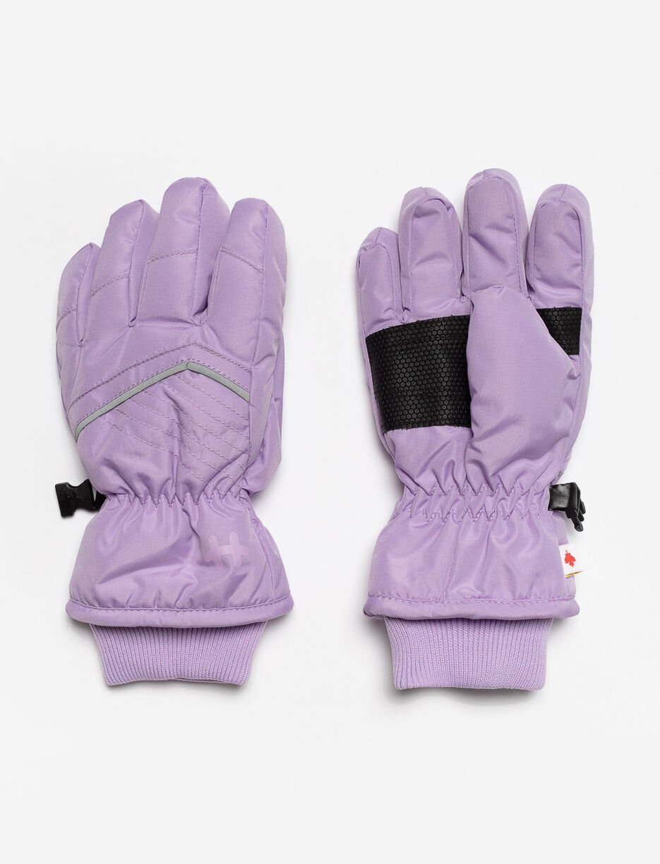 Insulated Ski Gloves with Reflective Details