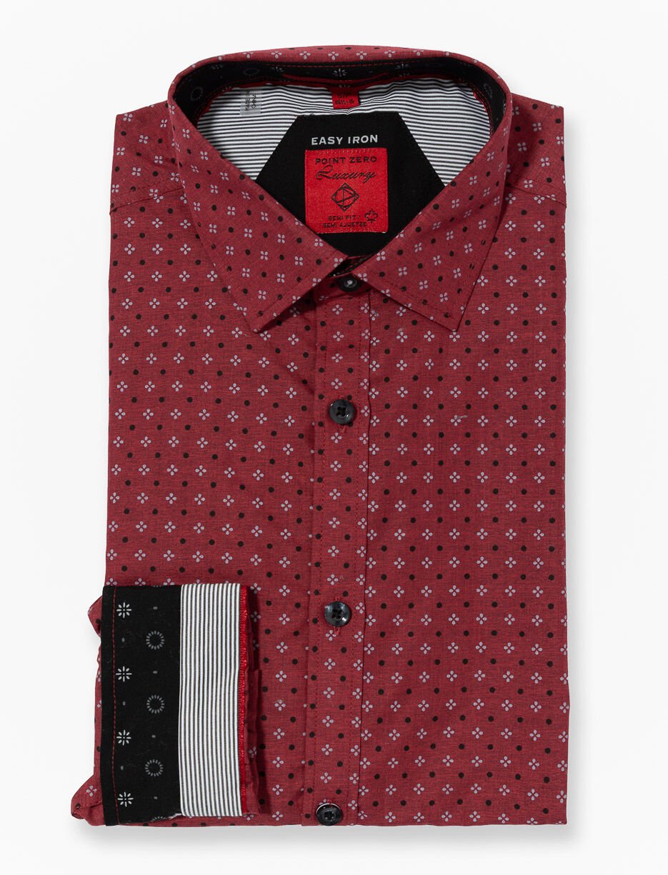 Chemise habillée à motif