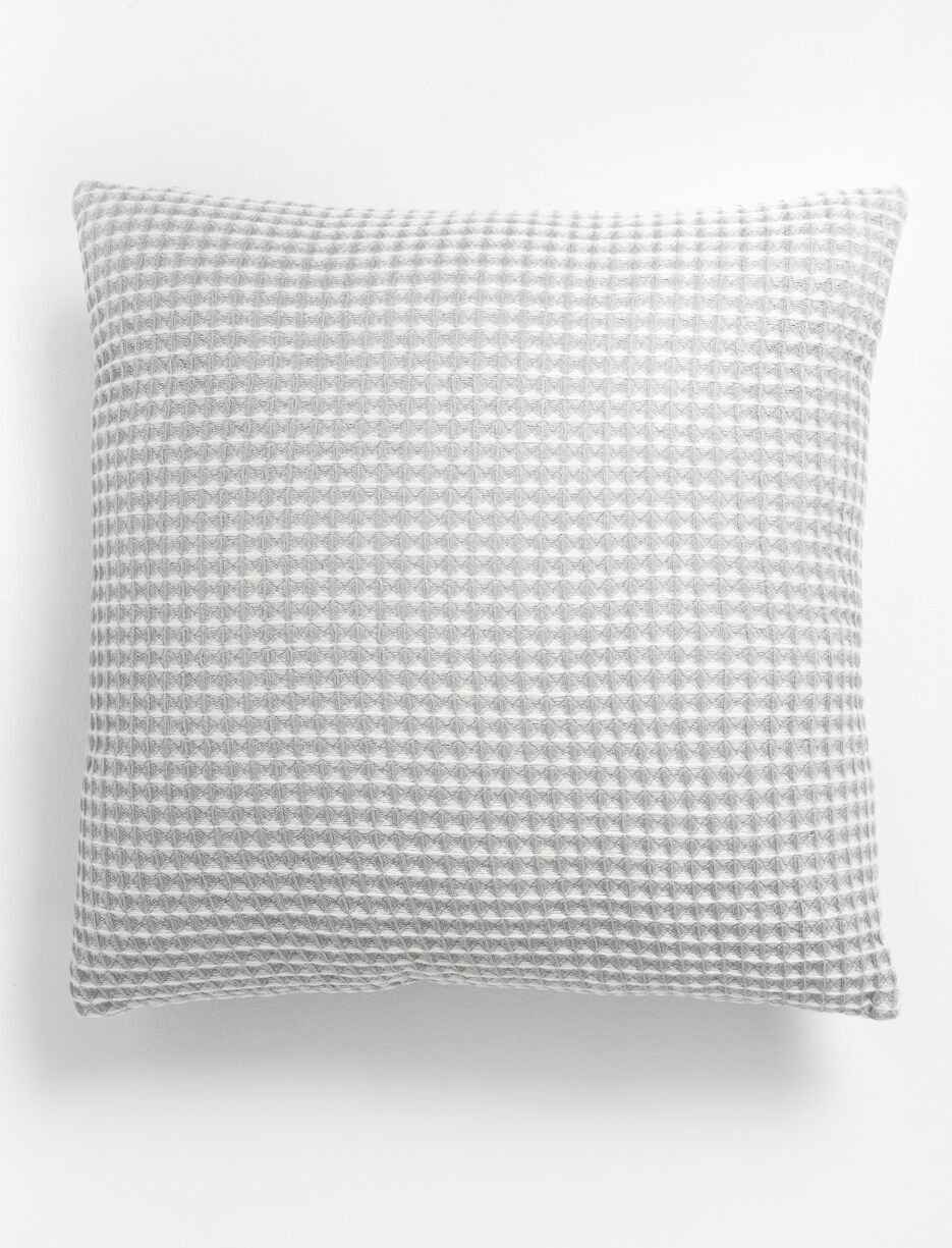 Coussin &agrave; texture gaufr&eacute;