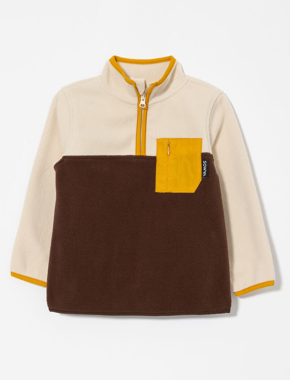 Chandail en polar à demi-zip - petit garçon