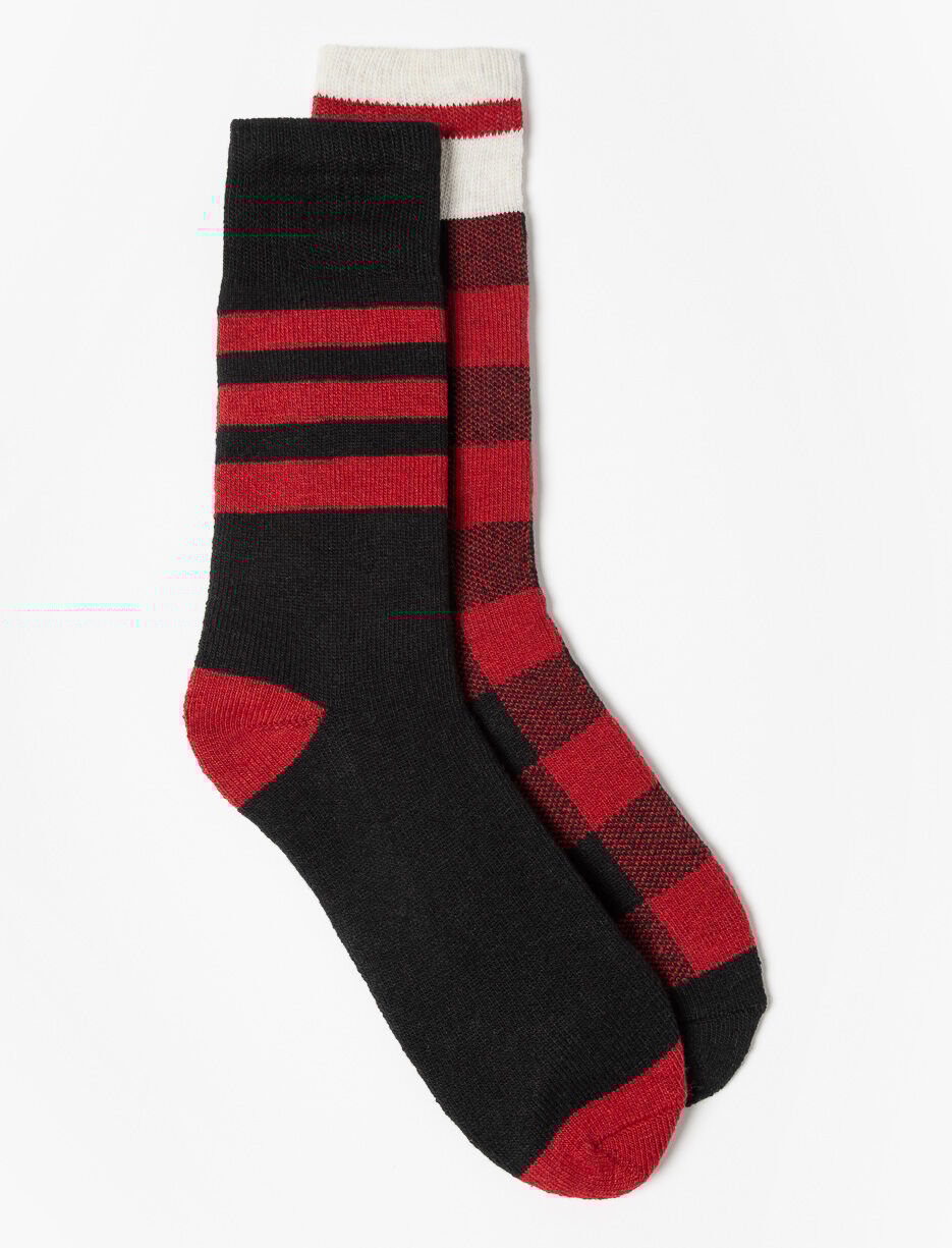 Striped Crew Socks - Pack of 2
