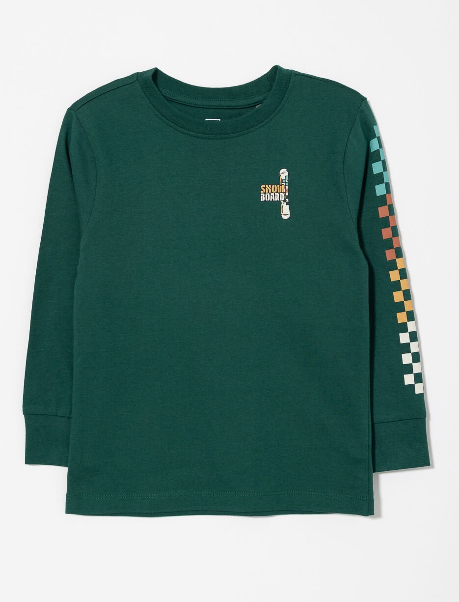 T-shirt imprimé en coton bio - petit garçon