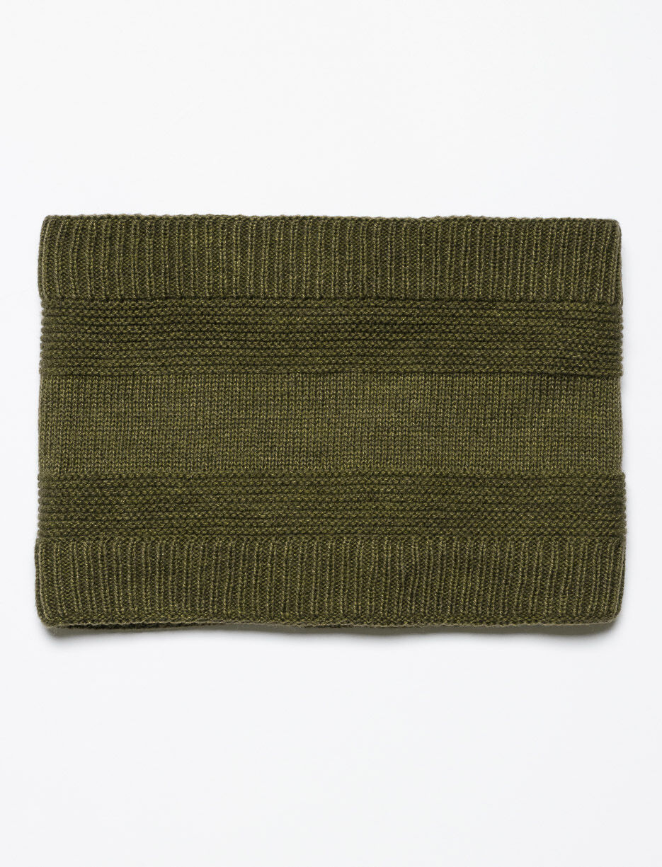 Knit Sherpa-lined Neck Warmer - Baby