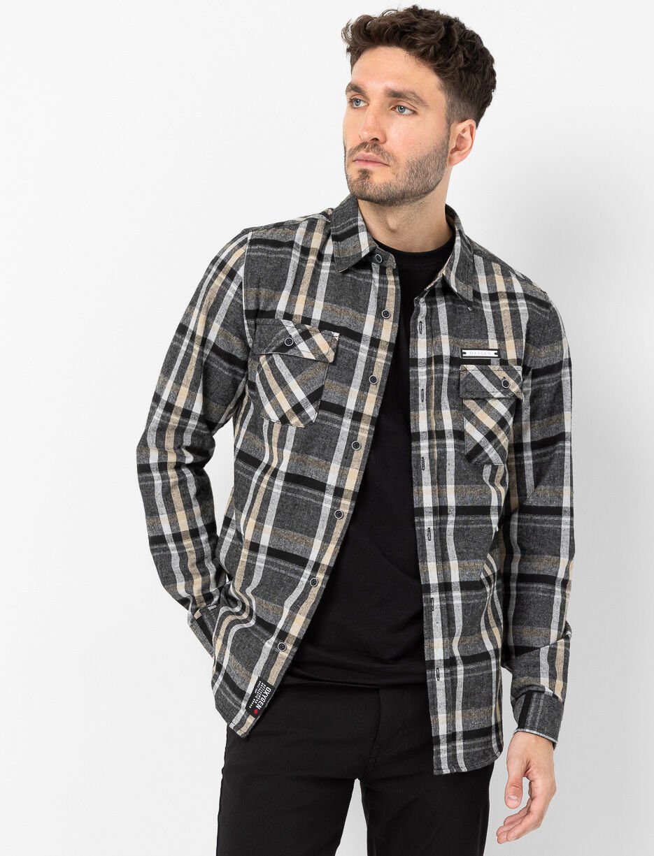 Chemise en flanelle à carreaux