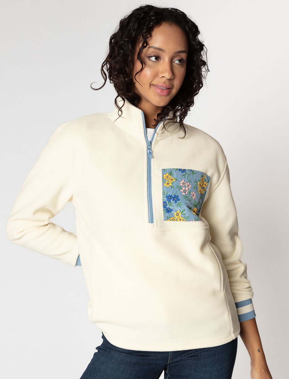Half-zip Fleece Sweater