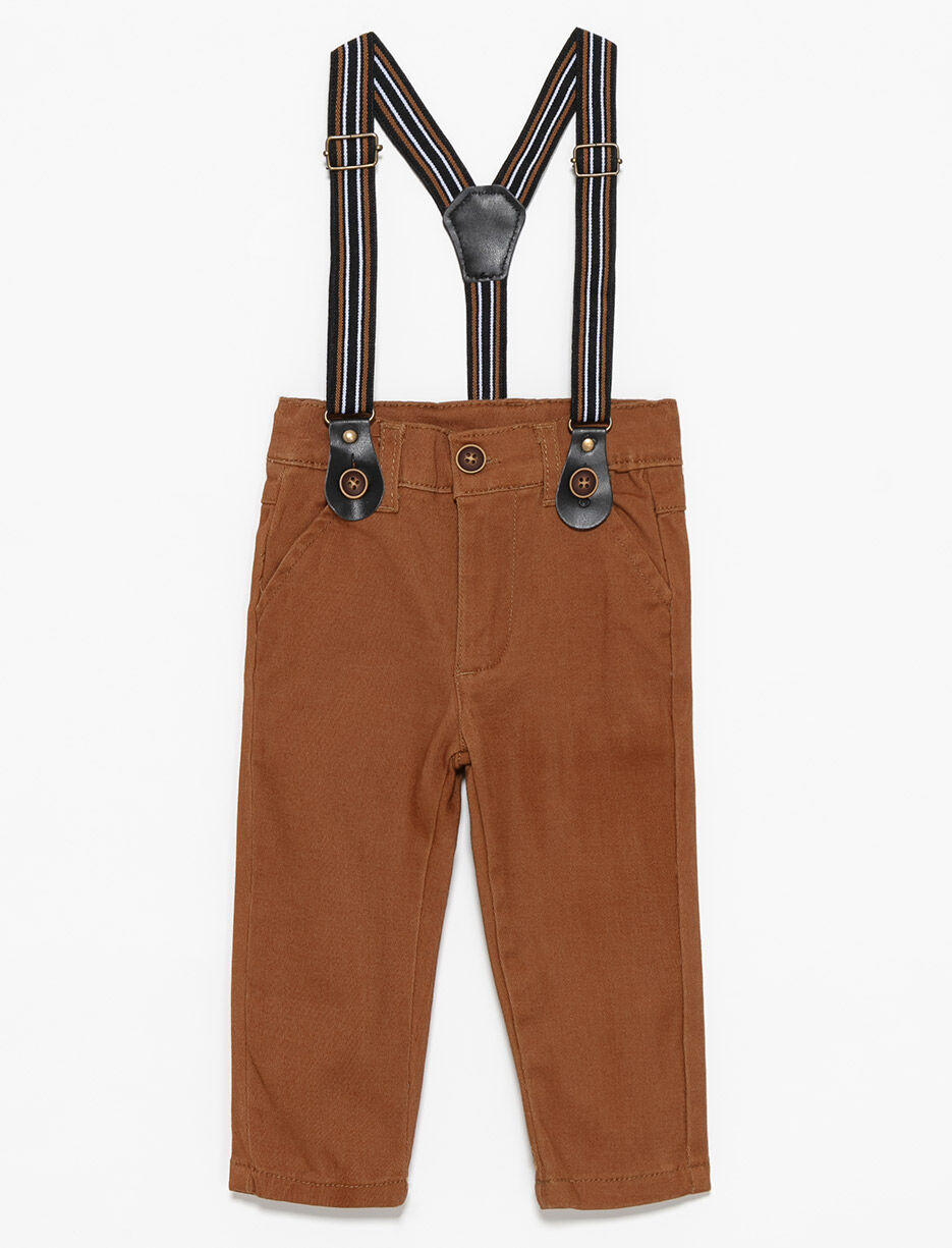 Pants with Suspenders