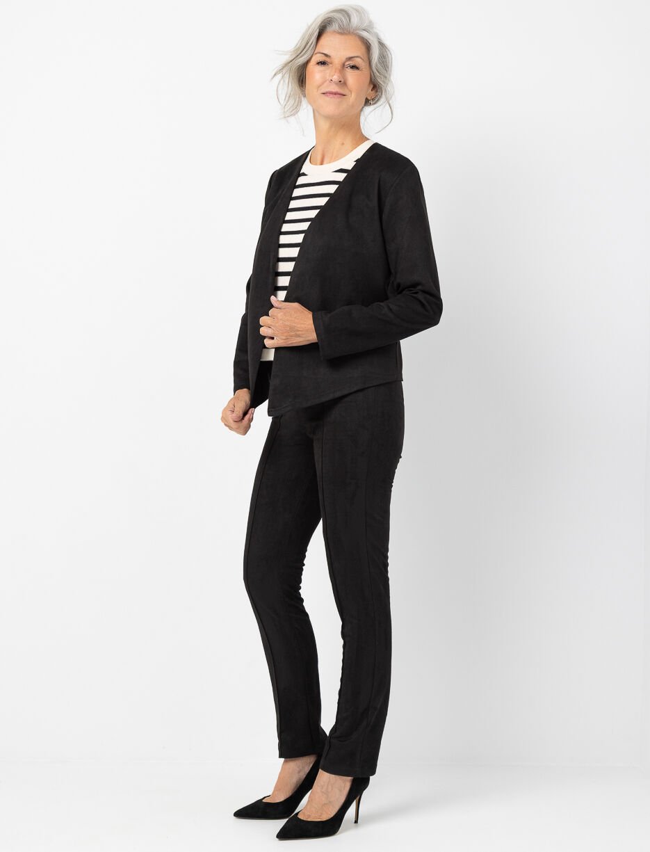 Pantalon skinny en faux suède Pantalon skinny en faux suède