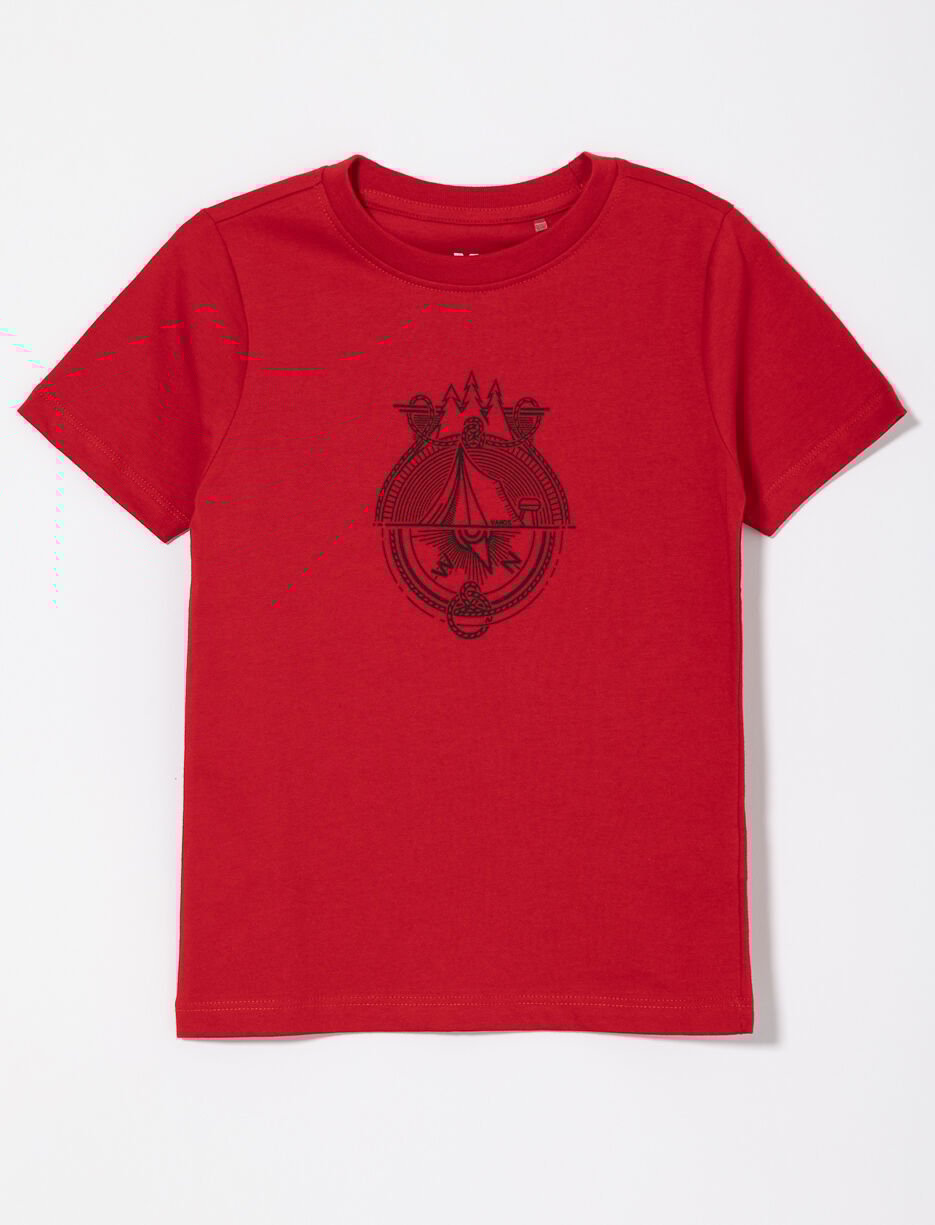 T-shirt imprimé en coton bio - petit garçon