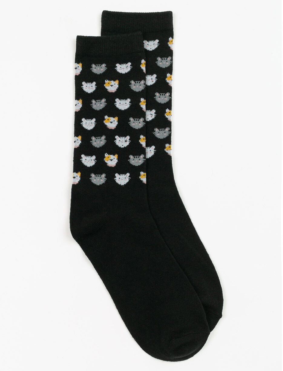 Printed Crew Socks