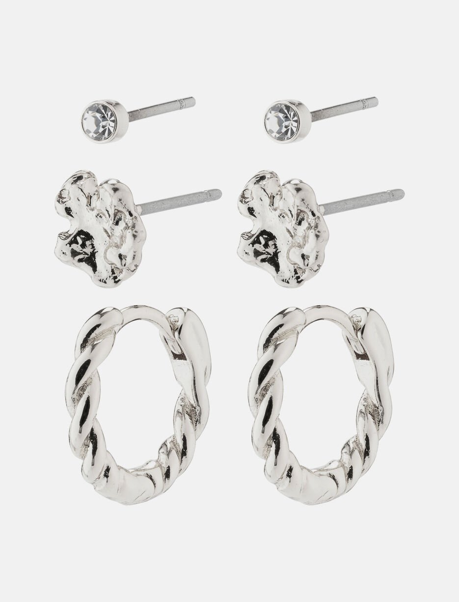 Boucles d'oreilles variées - paquet de 3 