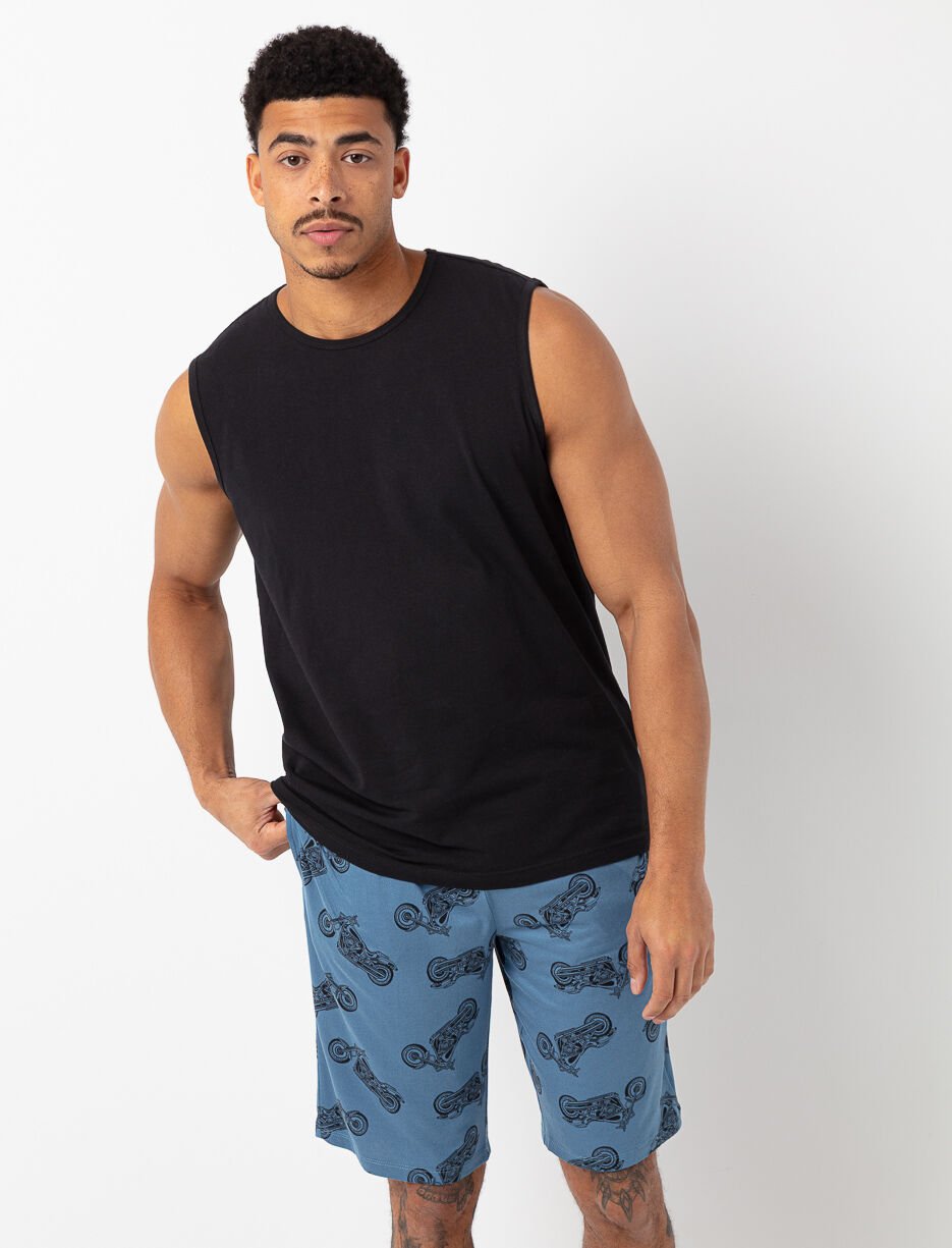 Short de pyjama à motifs