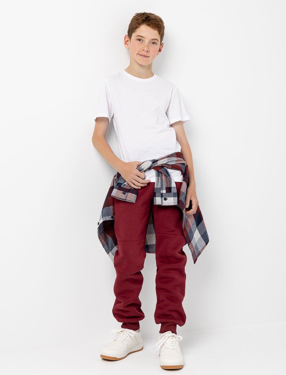 Fleece Pants with Elastic Waistband