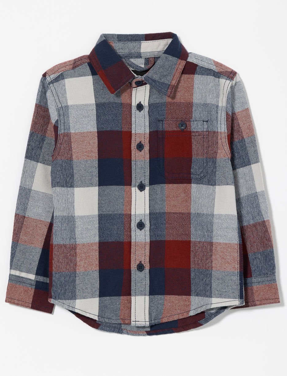 Chemise en flanelle à carreaux