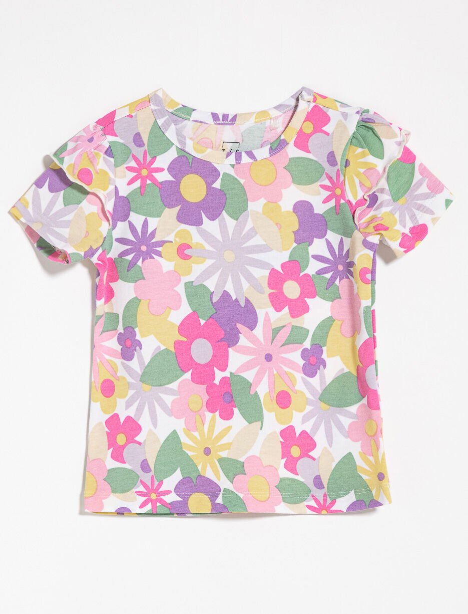 Frilled T-shirt
