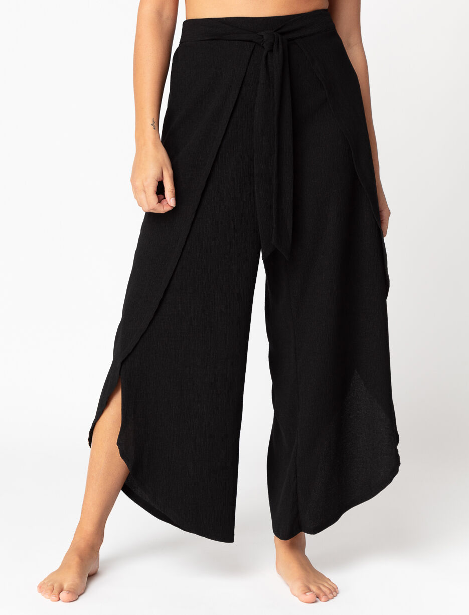 Pantalon ample avec ceinture clearance