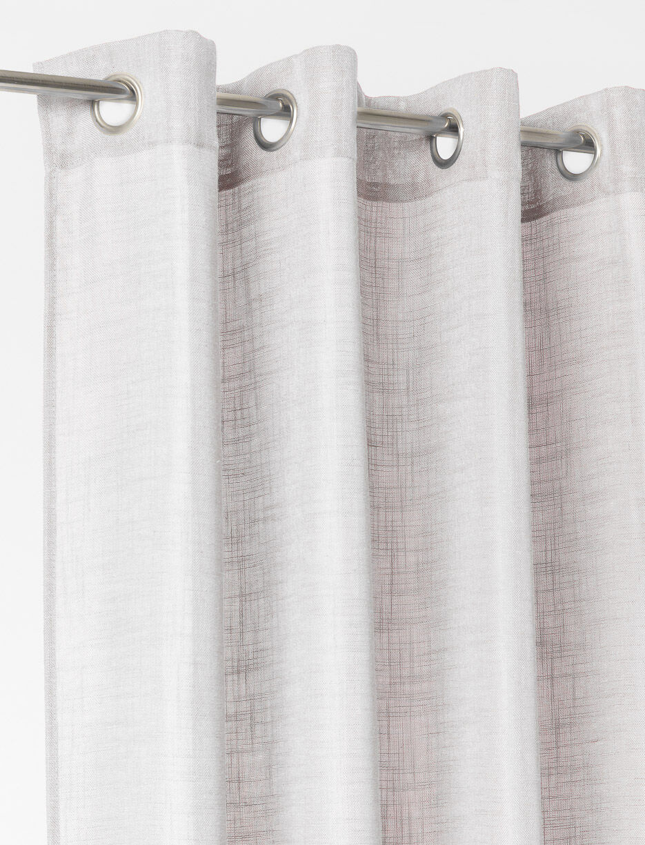 Panneau de rideau voilage aspect lin Panneau de rideau voilage aspect lin