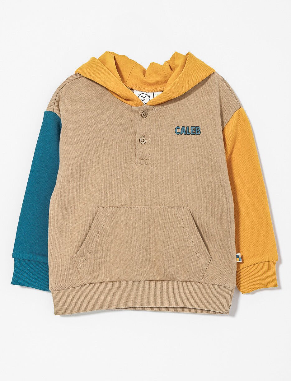 Organic Cotton Fleece Hoodie - Baby Boy