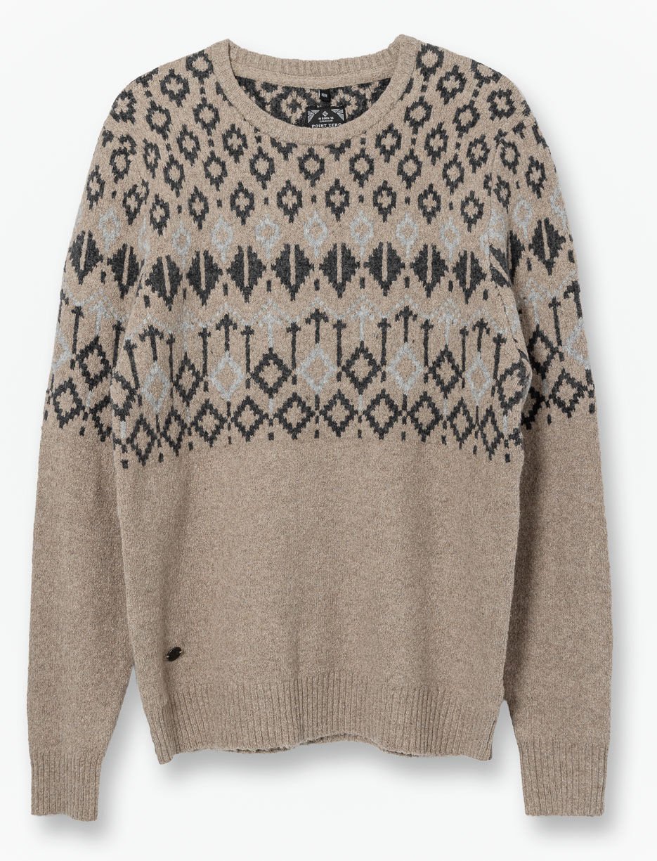 Chandail en tricot jacquard