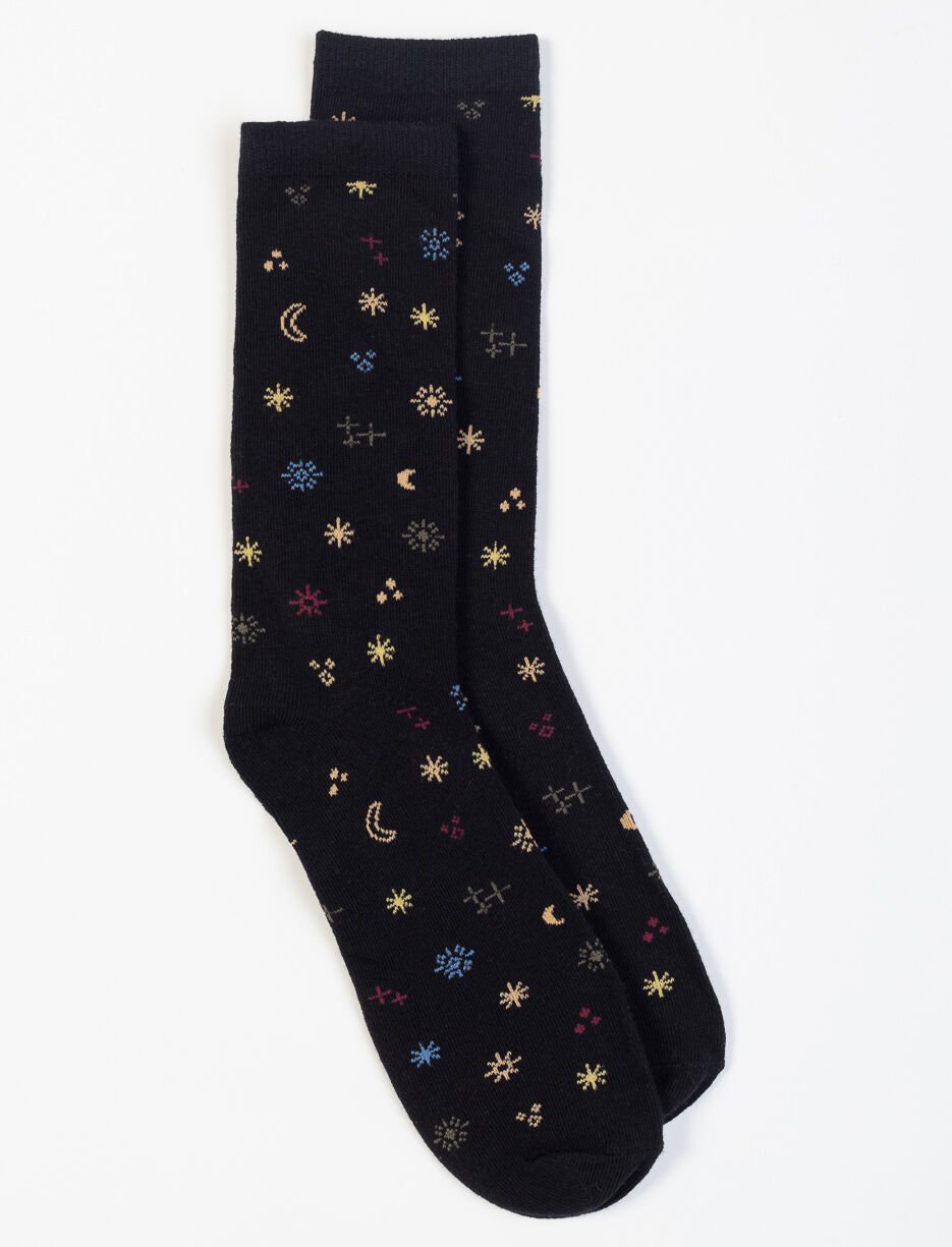 Printed Crew Socks