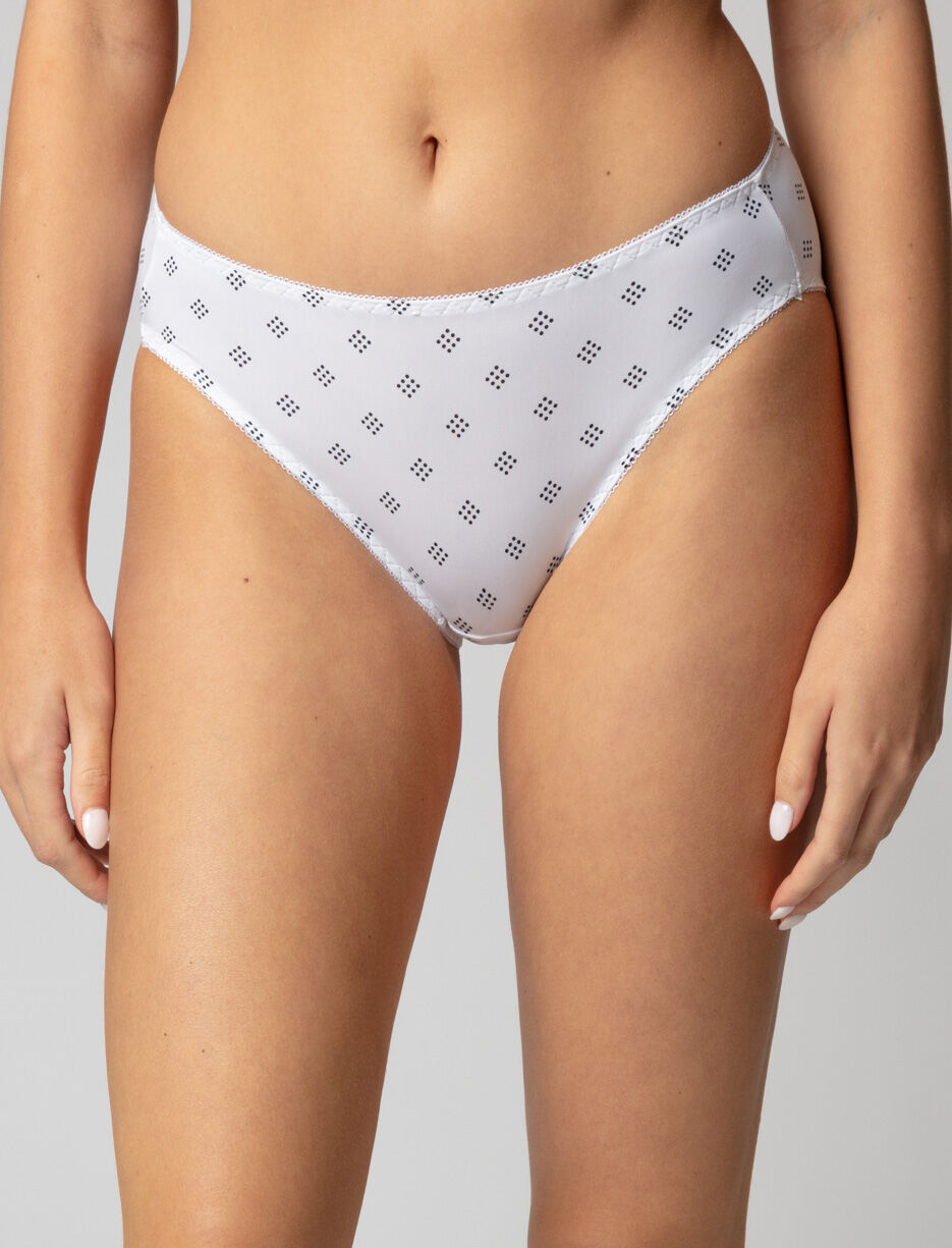 Culotte bikini à motifs