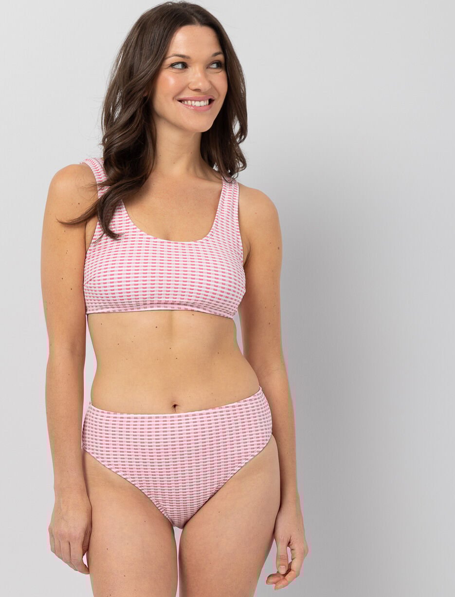 Haut de bikini textur&eacute; &agrave; larges bretelles - DISPONIBLE BIENT&Ocirc;T