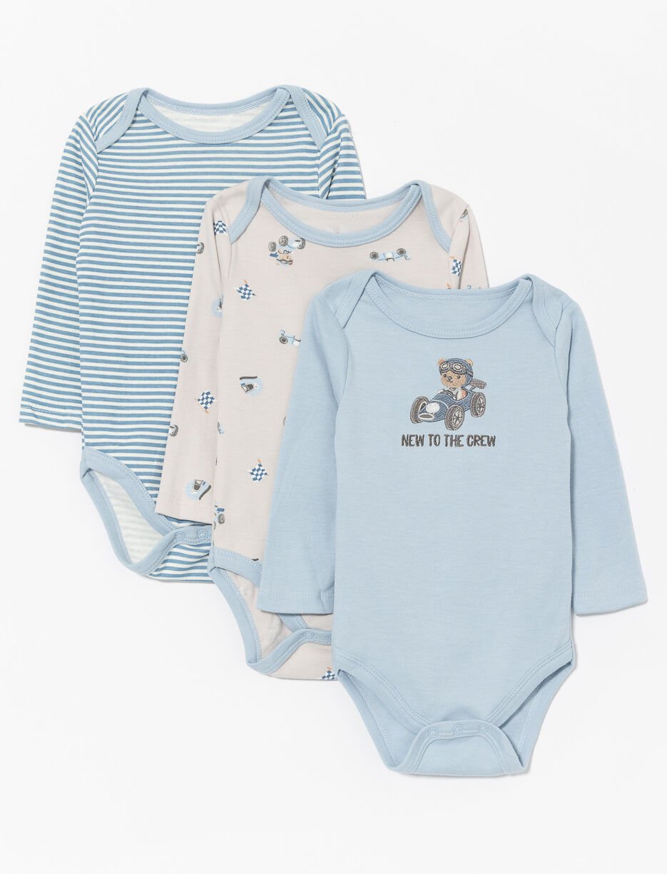 Printed Bodysuits - Pack of 3