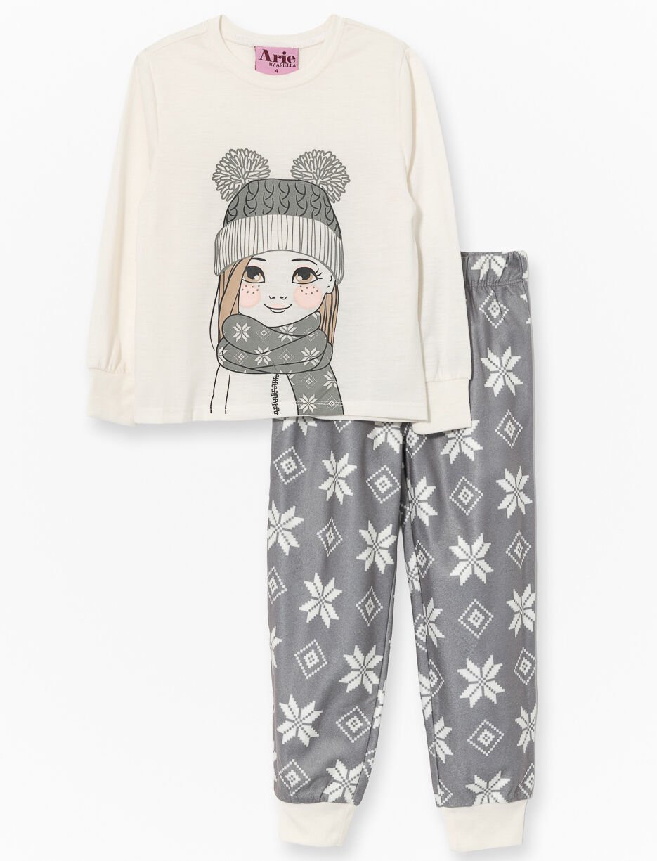 Pyjama 2 pièces imprimé - petite fille