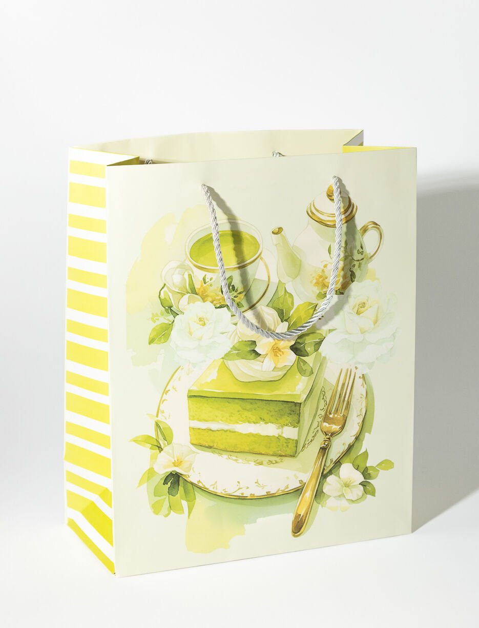 Sac cadeau g&acirc;teau moyen