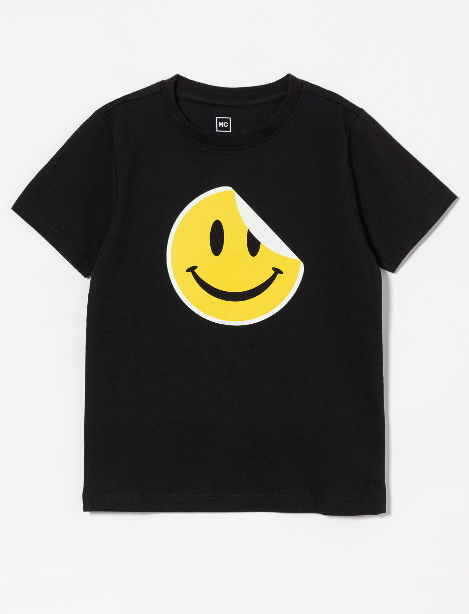 Printed Crew-neck T-shirt - Little Boy