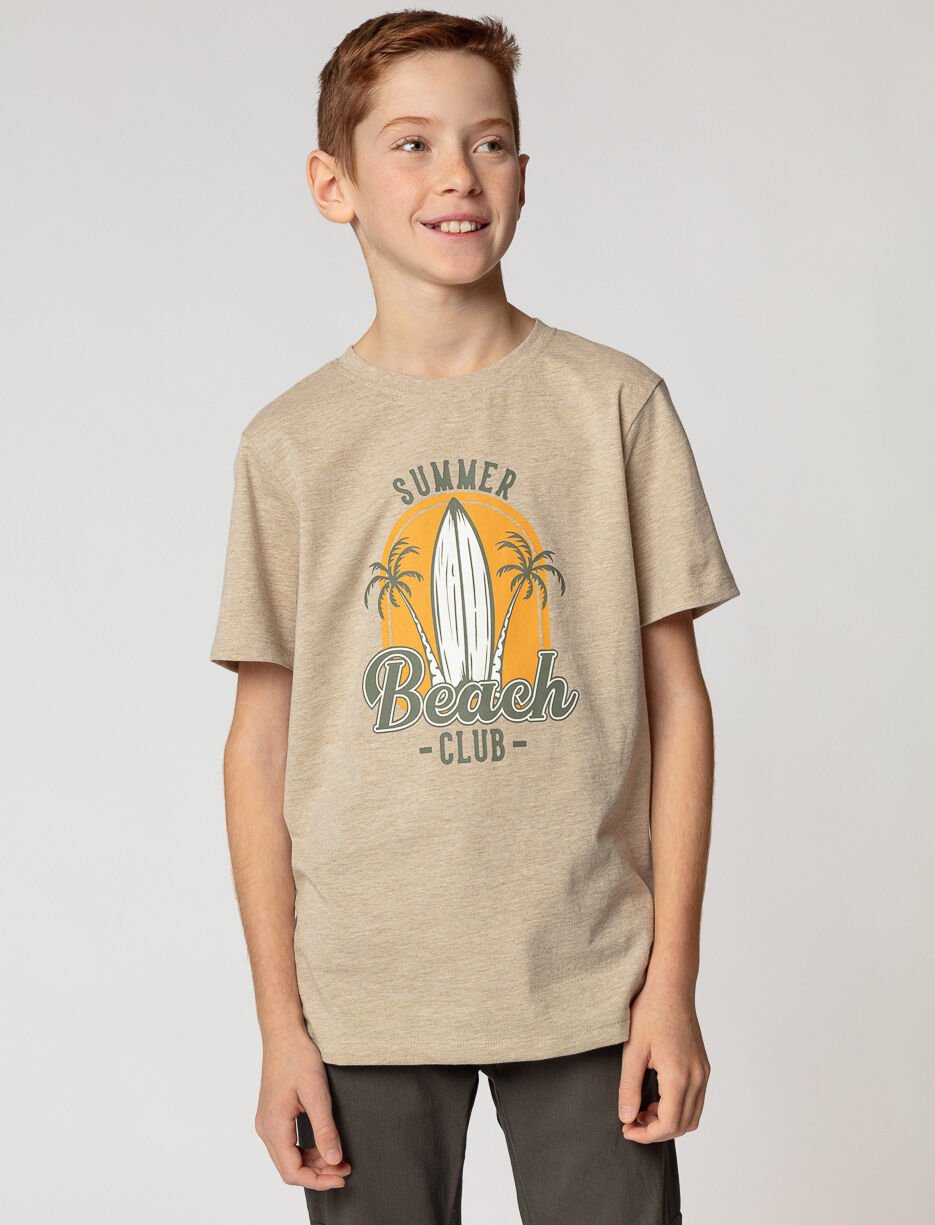 T-shirt imprimé à manches courtes