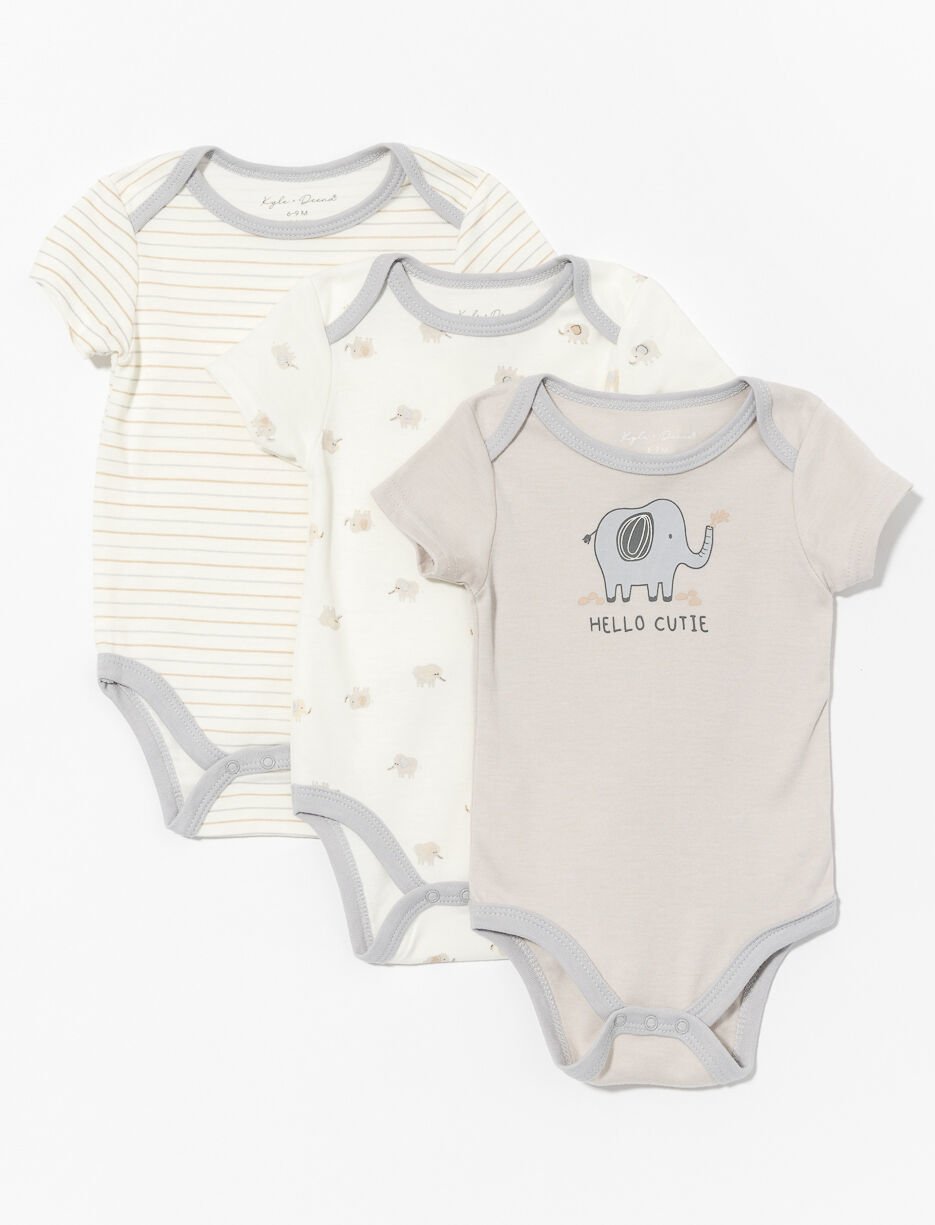 Printed Bodysuits - Pack of 3