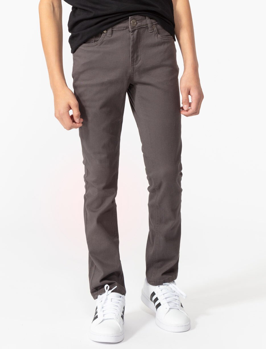 Stretch Straight-leg Pants