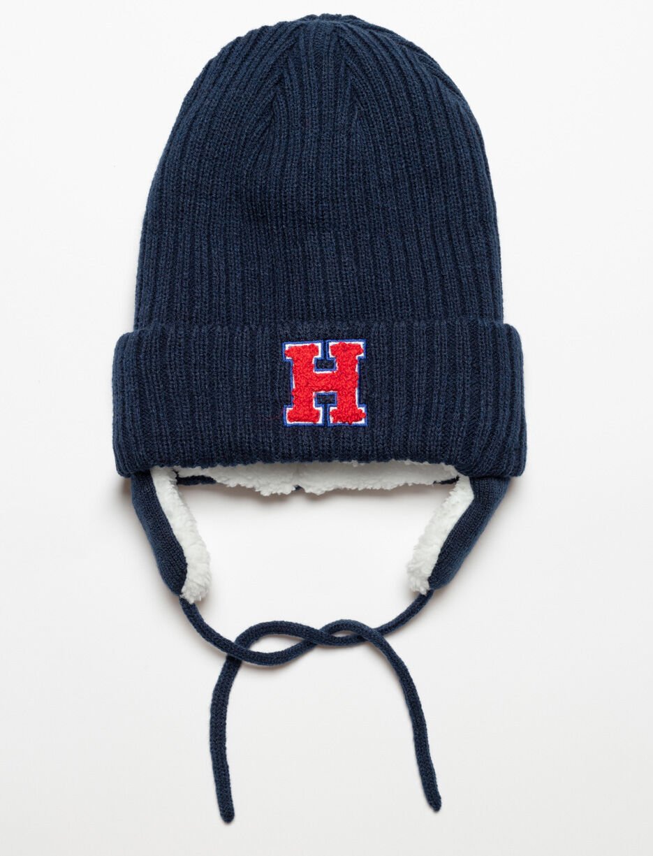 Tuque &agrave; broderie doubl&eacute;e en sherpa - enfant