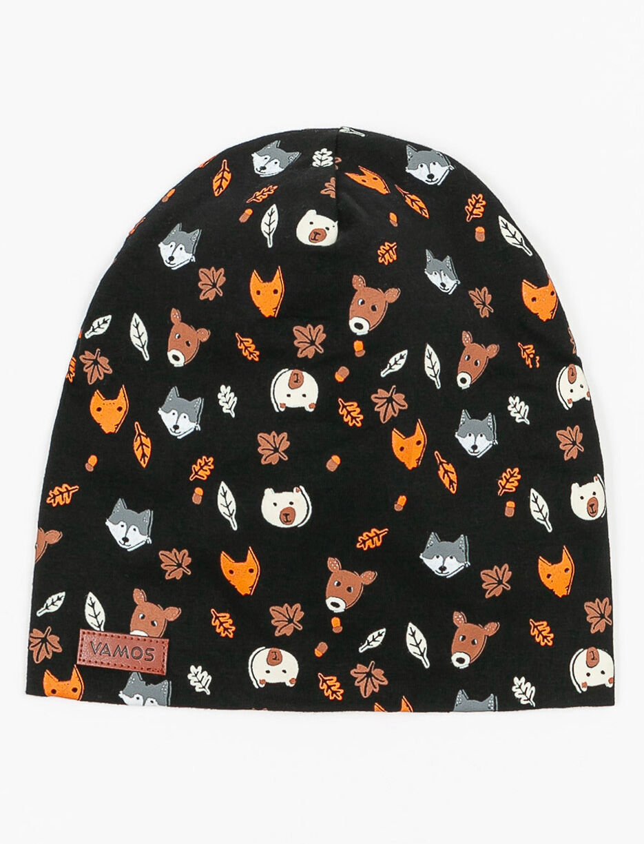 Tuque rayée en coton bio - enfant