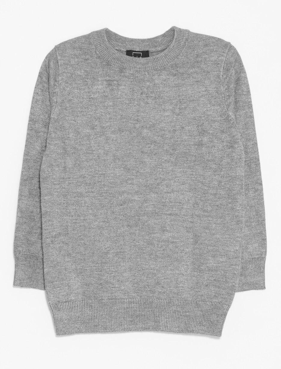 Knit Crew-neck Sweater
