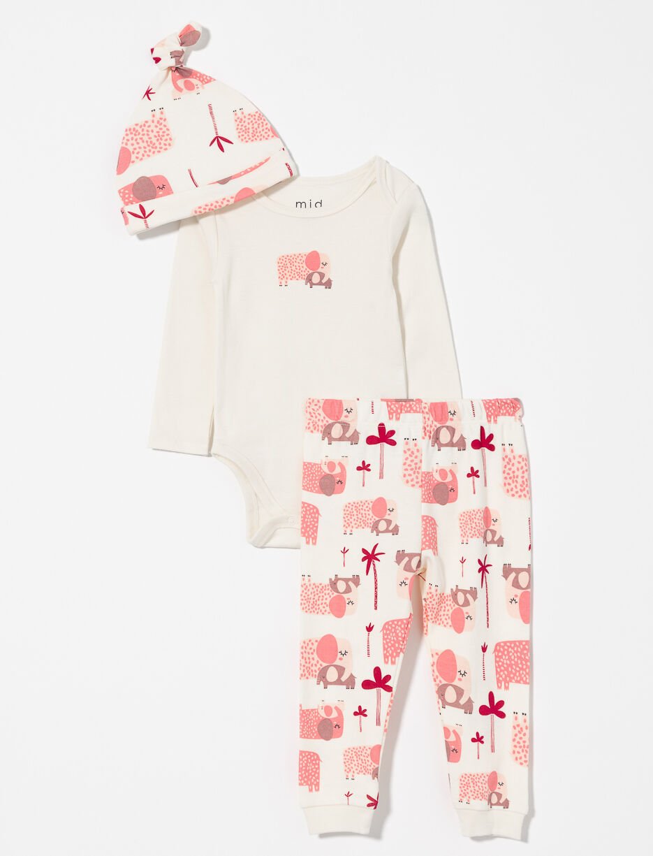 Ensemble 3 pièces imprimé