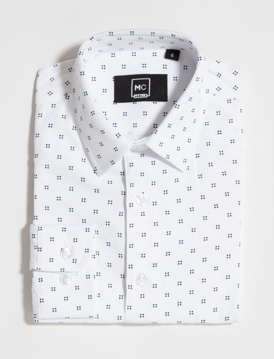 Chemise habillée à motif - petit garçon