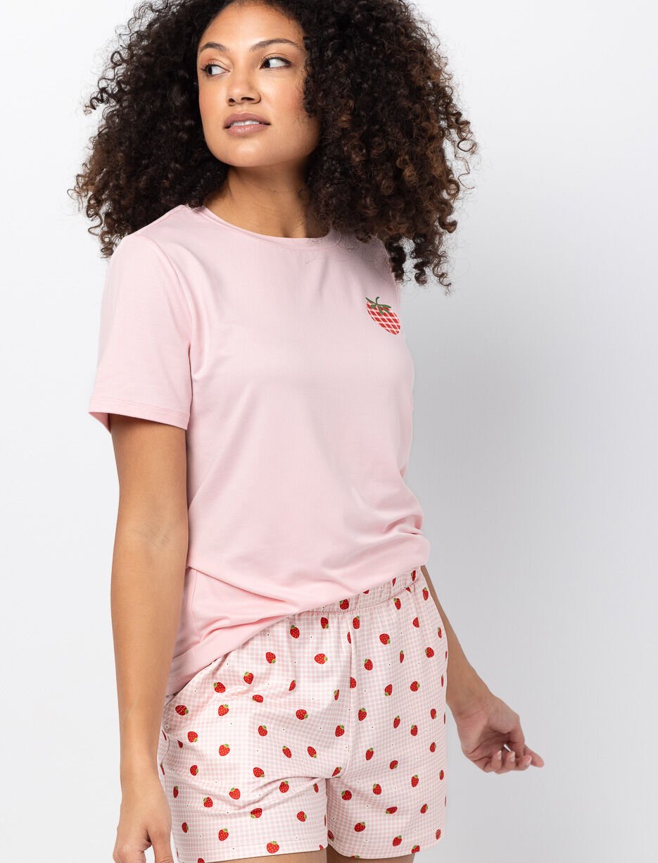 Short de pyjama imprimé