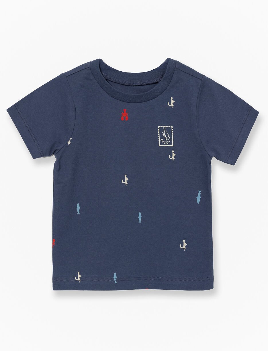 T-shirt en coton bio imprimé