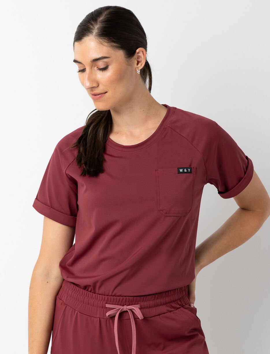 Haut d'infirmière uni