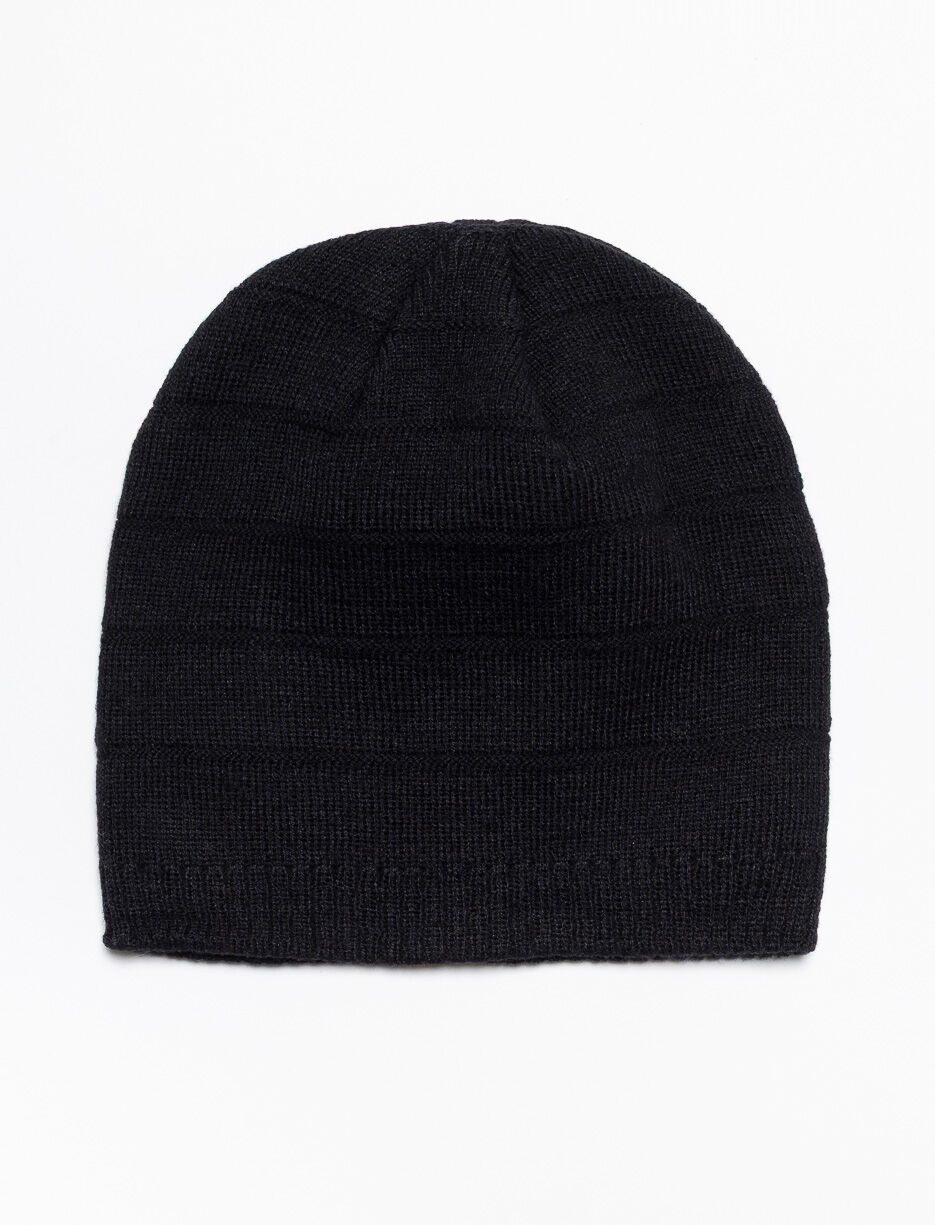 Striped Knit Beanie