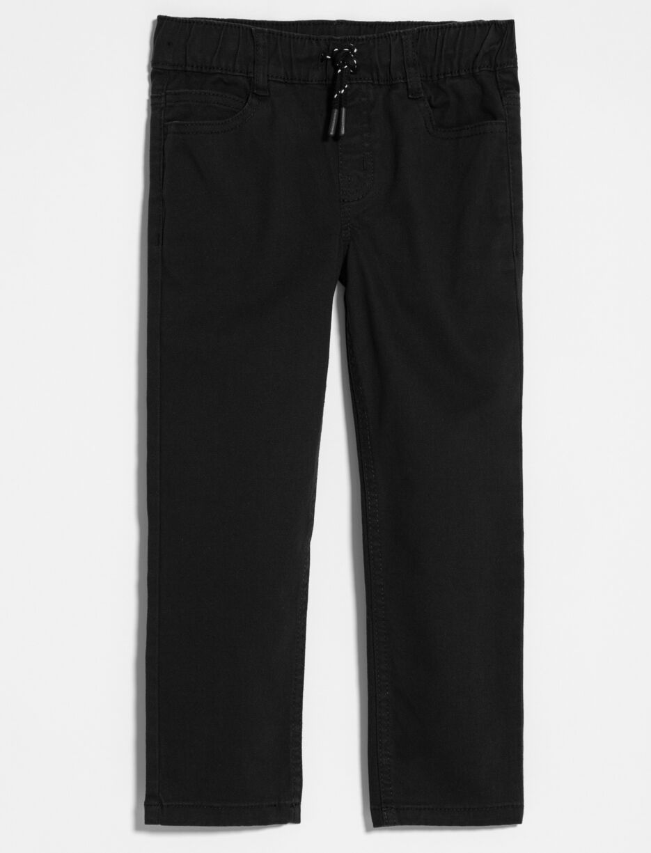 Pantalon droit à taille élastique