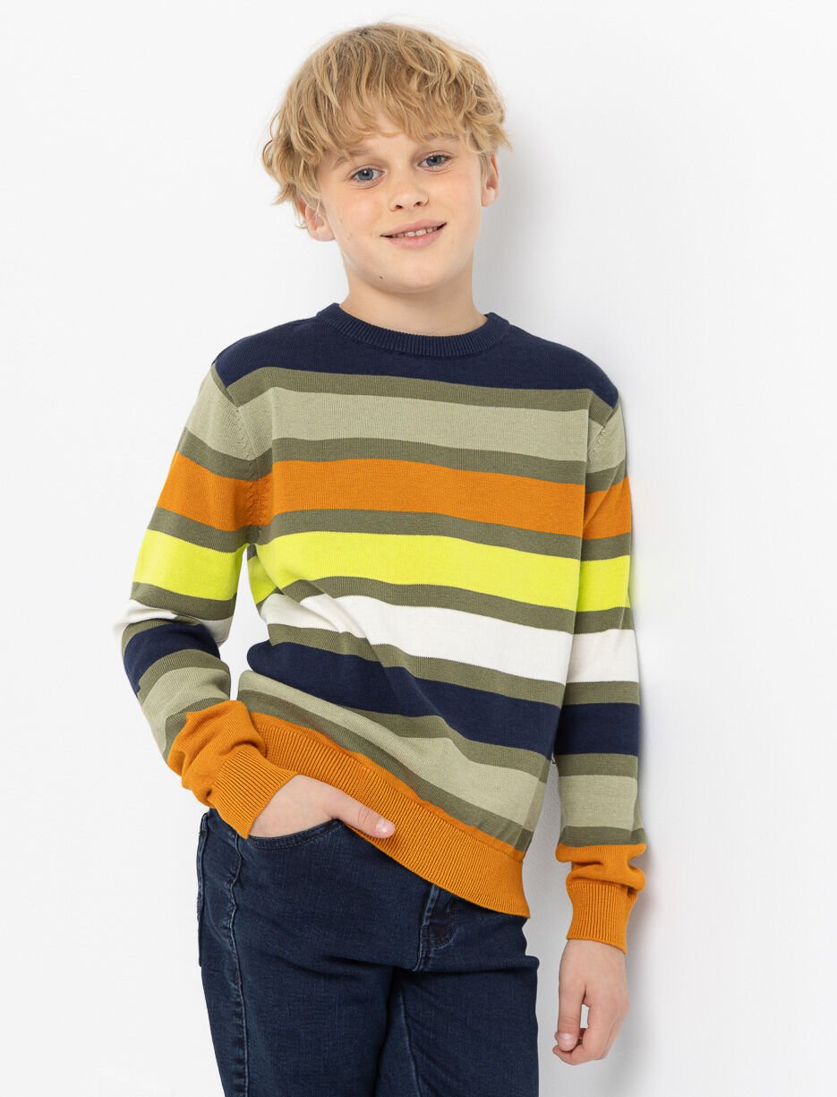 Striped Knit Sweater