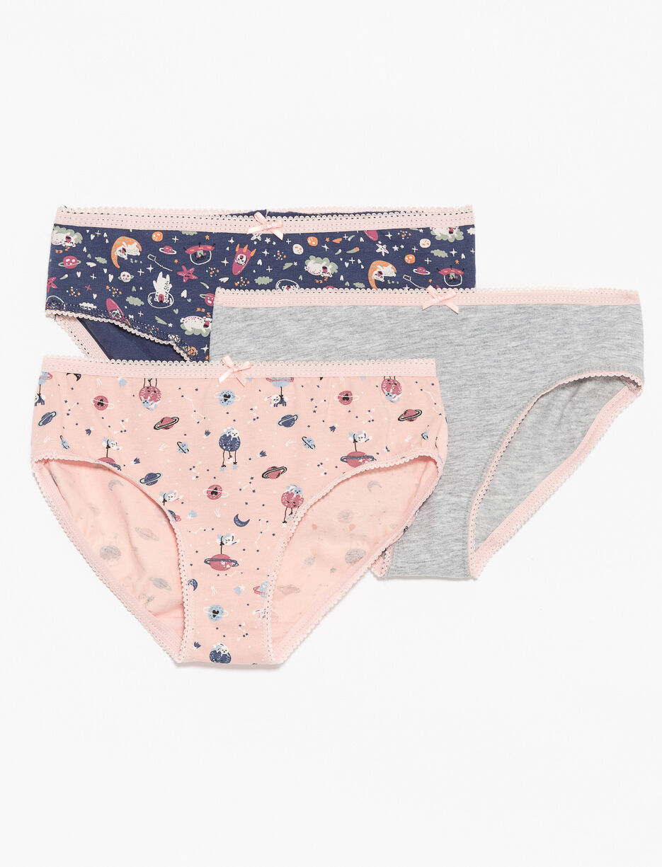 Culottes bikini imprimées - paquet de 3