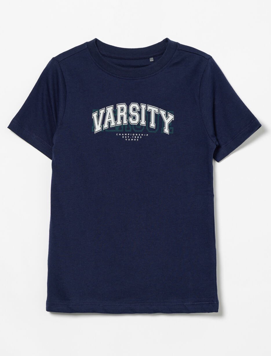 Printed Crew-neck T-shirt - Little Boy