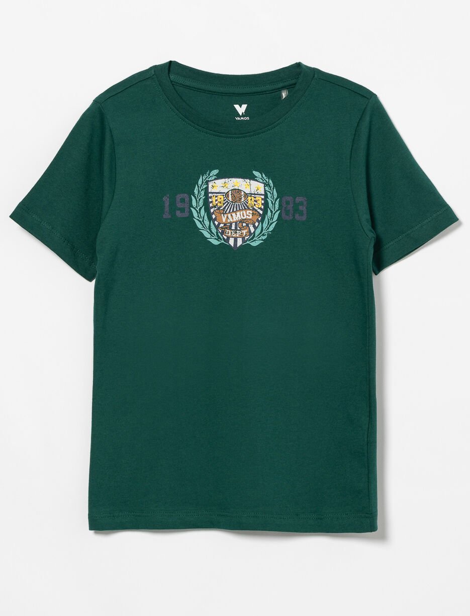 Printed Crew-neck T-shirt - Little Boy