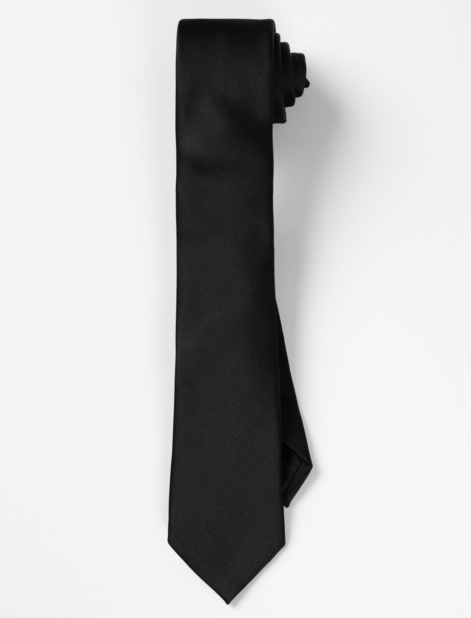 Solid Satin Tie