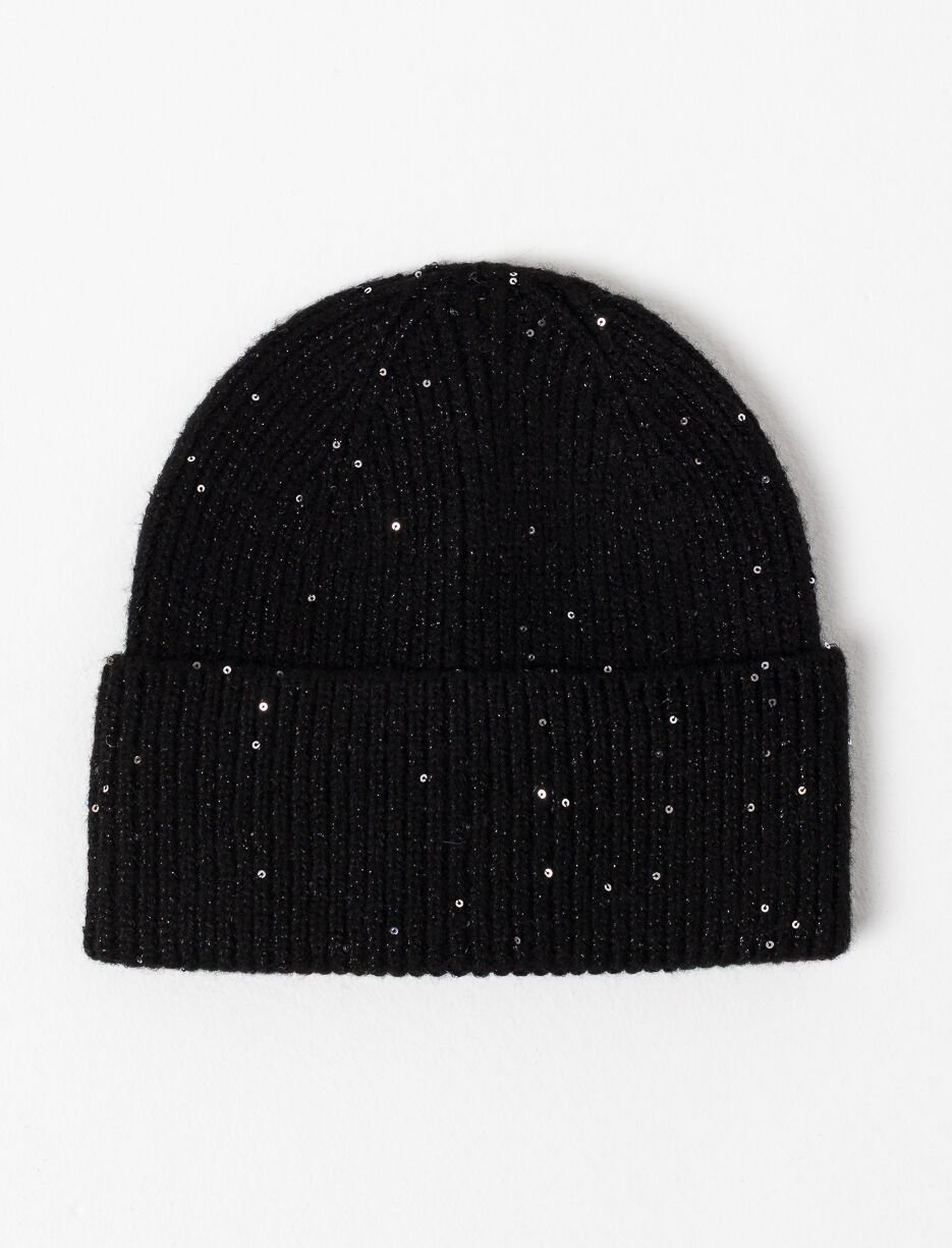 Tuque en tricot côtelé - petite fille