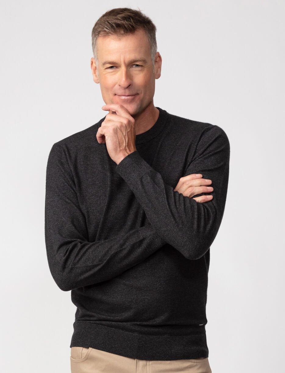 Chandail de tricot &agrave; col rond